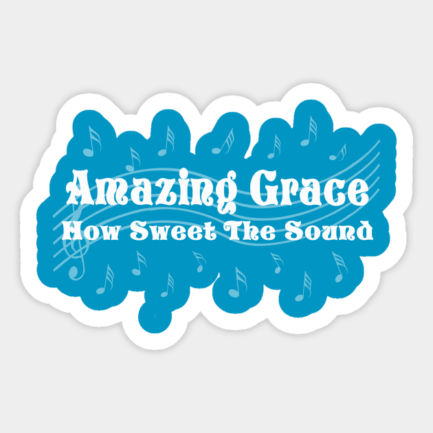 Amazing Grace Sticker by TheHenHouse